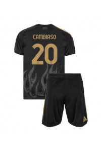 Juventus Andrea Cambiaso #20 Jalkapallovaatteet Lasten Kolmas peliasu 2026-27 Lyhythihainen (+ Lyhyet housut)